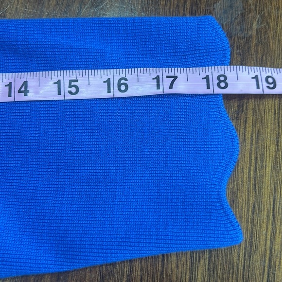 Talbots Plus Royal Blue Cotton Blend 3/4 Sleeve Cardigan Sz X NWT - Picture 9 of 10